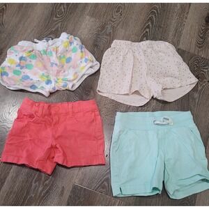 H&M, Cat & Jack Girls Shorts Bundle Elastic Waist‎ Casual Comfy Size 5